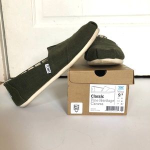 Toms Classic Pine Heritage Canvas Shoe (W9.5)